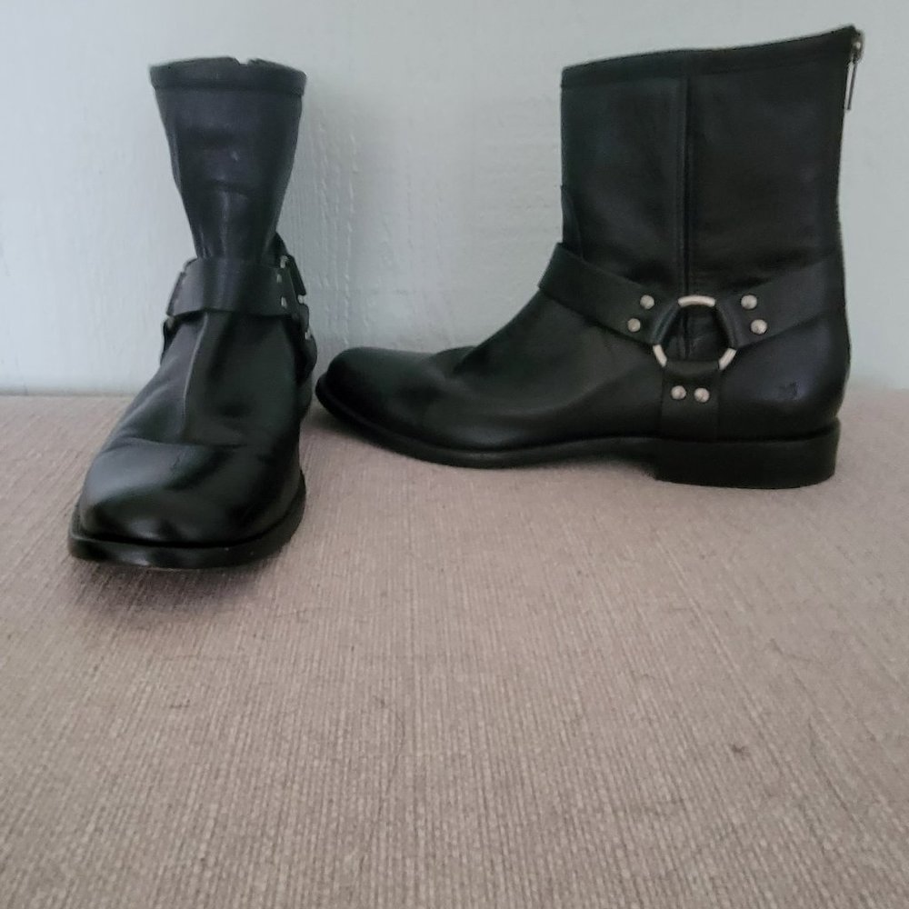 Womens Frye Boots Women's Brown 'Phillip Harness Boot size 10 like new